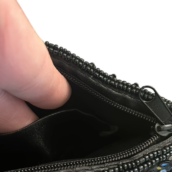 Mini Shoulder Purse Beaded Black Evening Bag - Picture 11 of 14